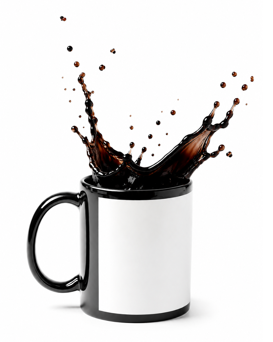 Taza negra personalizada