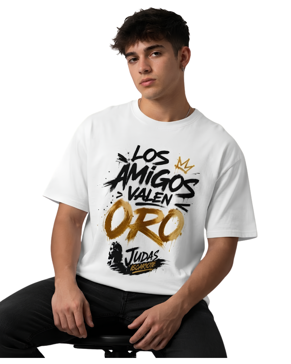 Camiseta "Los Amigos Valen Oro" | Judas Iscariote
