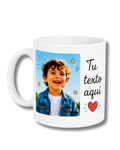 Taza con foto y texto para Niños/Niñas