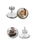 Pendientes redondos personalizados