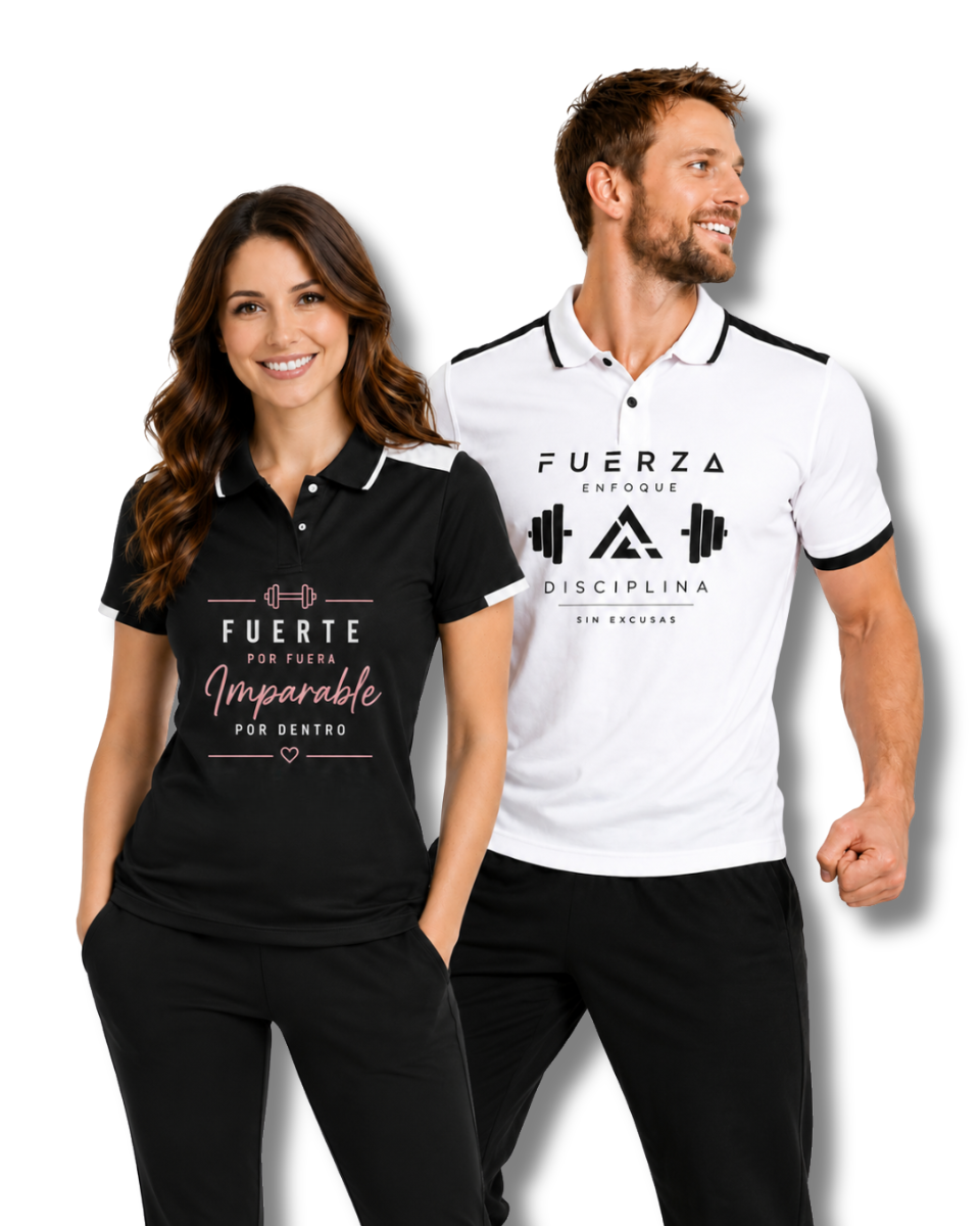 Polo Técnico Unisex Personalizado - Camiseta Deportiva Bicolor con Certificado GRS