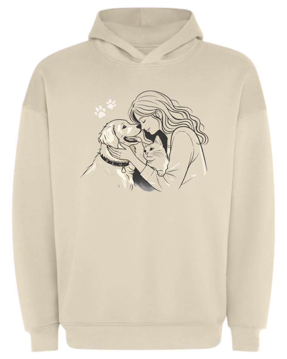 Sudadera Huellas Unisex