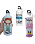 Botella blanca personalizada