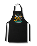 Delantal Largo de Sarga Personalizado para Uniformes - Delantal con Bolsillo Doble para Empresas