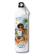 Botella blanca personalizada