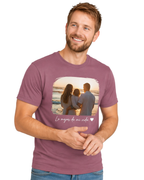 Camiseta Alpha personalizada para Hombre  con Foto o Texto - Diseño Libre a Todo Color - DTF