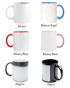 Taza con inicial y nombre mujer