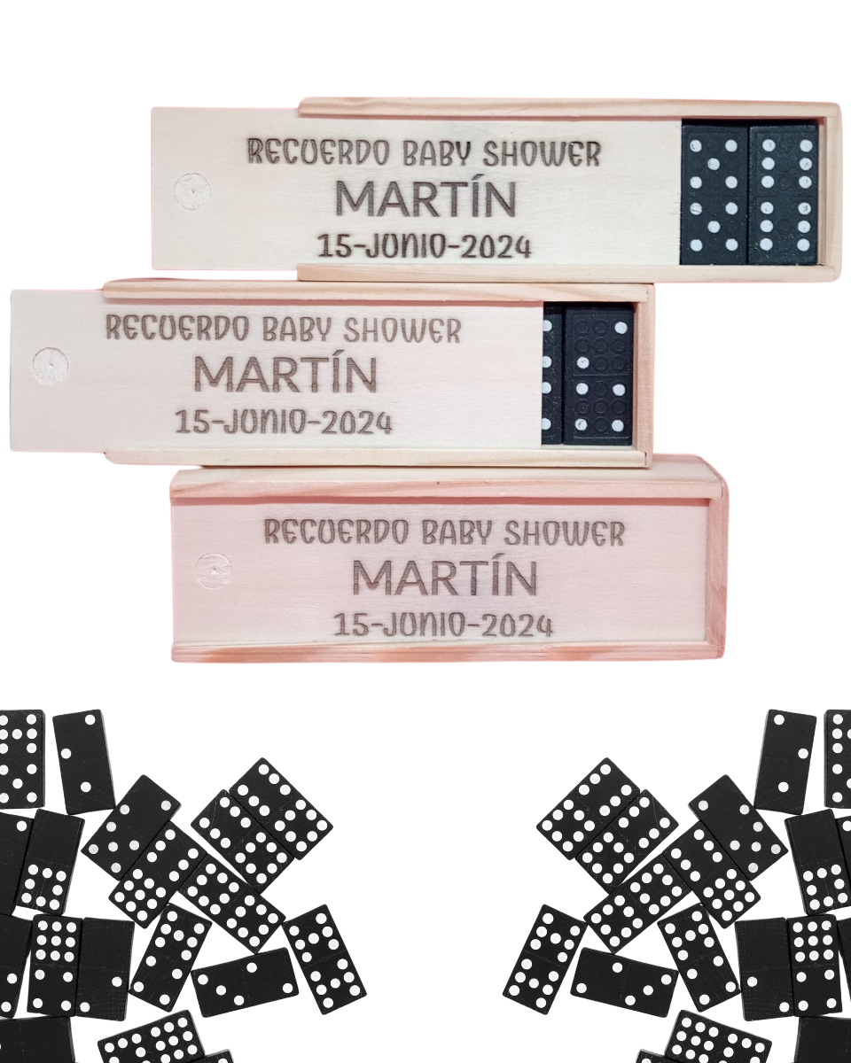 Juego de Dominó personalizado lote de 10Und