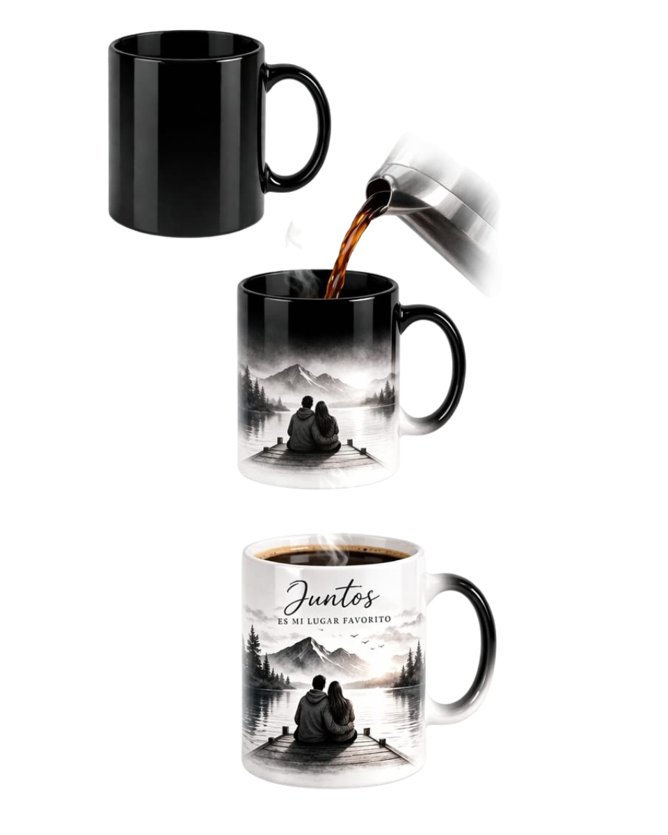 Taza mágica con una foto y/o texto