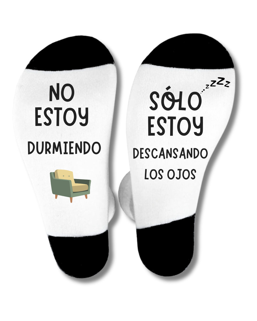 Calcetines "No estoy durmiendo sólo estoy descansando los ojos"