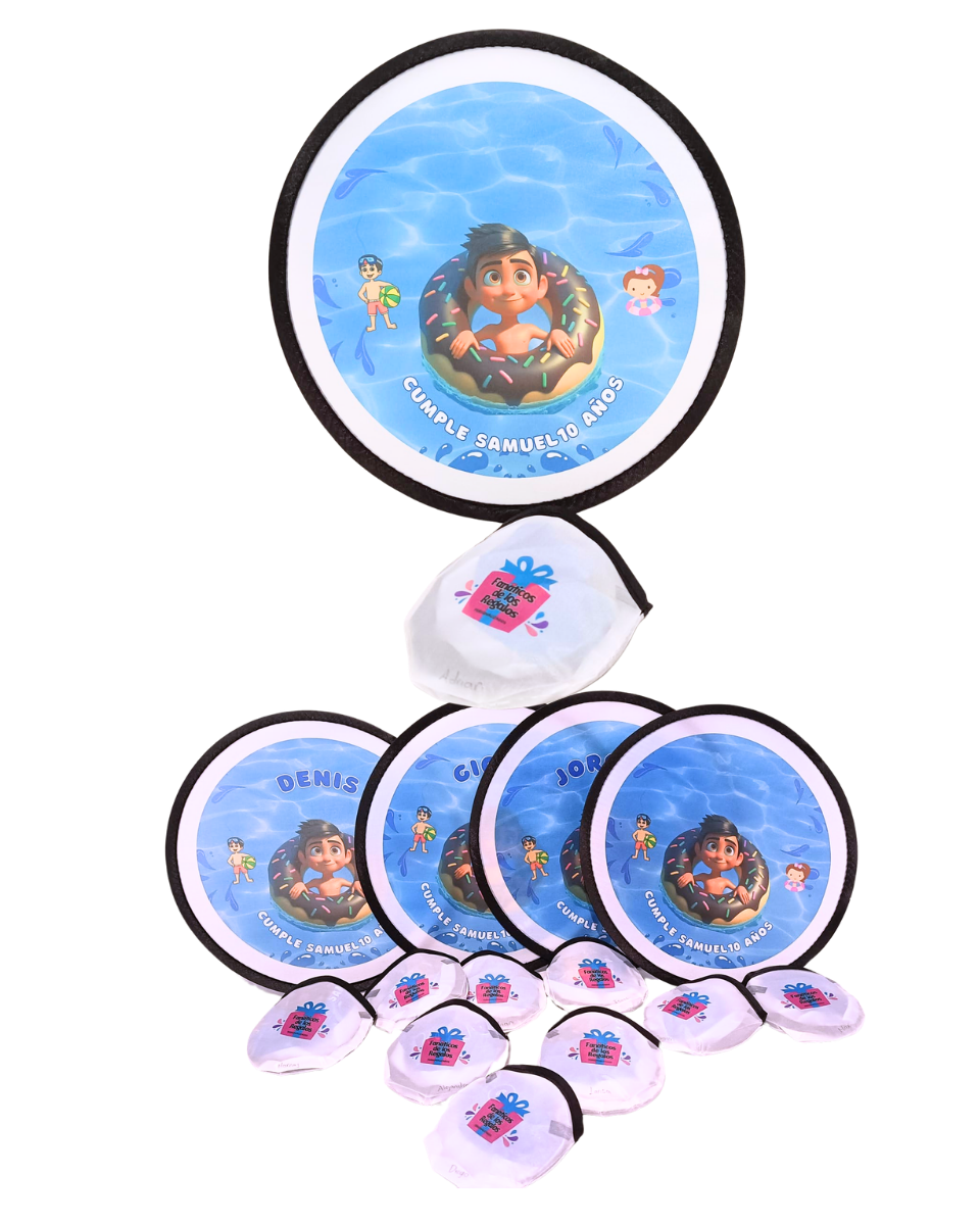 Abanico frisbee plegable