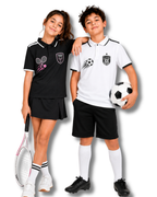Polo Técnico Niños Personalizado Camiseta Deportiva Bicolor  con Certificado GRS