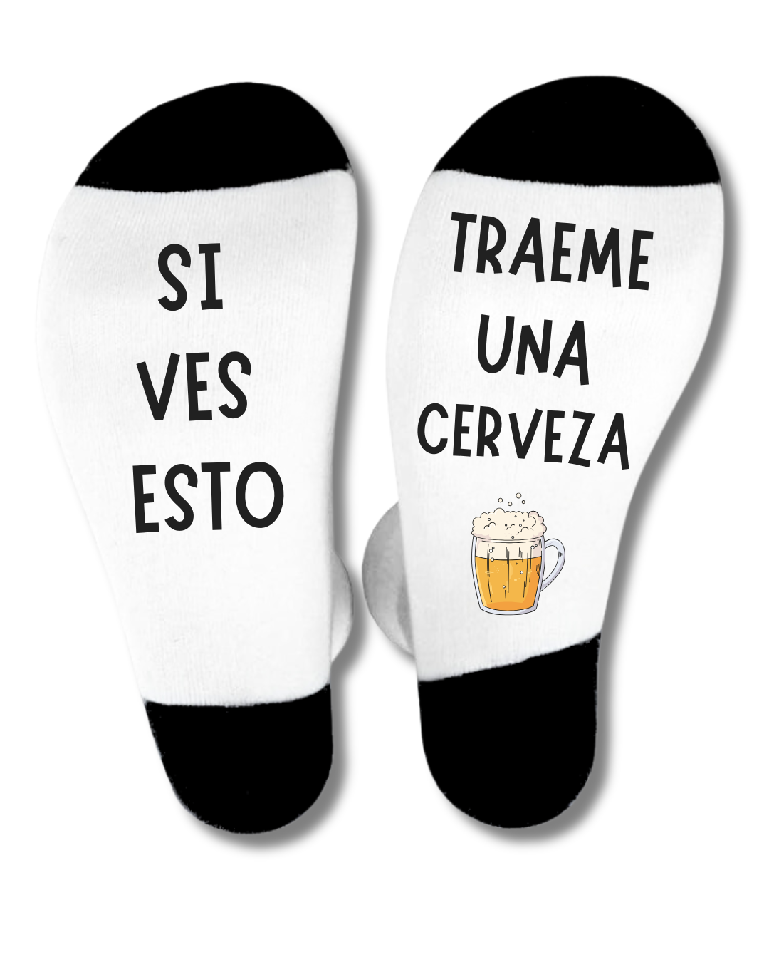 Calcetines "Si ves esto tráeme una cerveza"