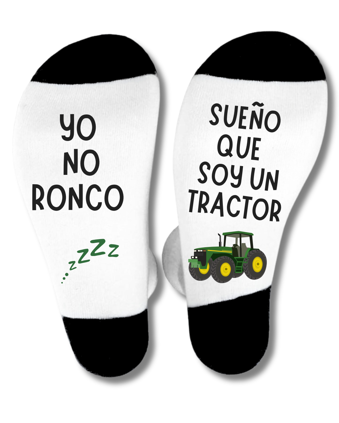 Calcetines "Yo no ronco sueño que soy un tractor"