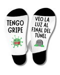 Calcetines Divertidos para Hombre "Tengo Gripe" - Regalo de Humor para Amigos y Parejas
