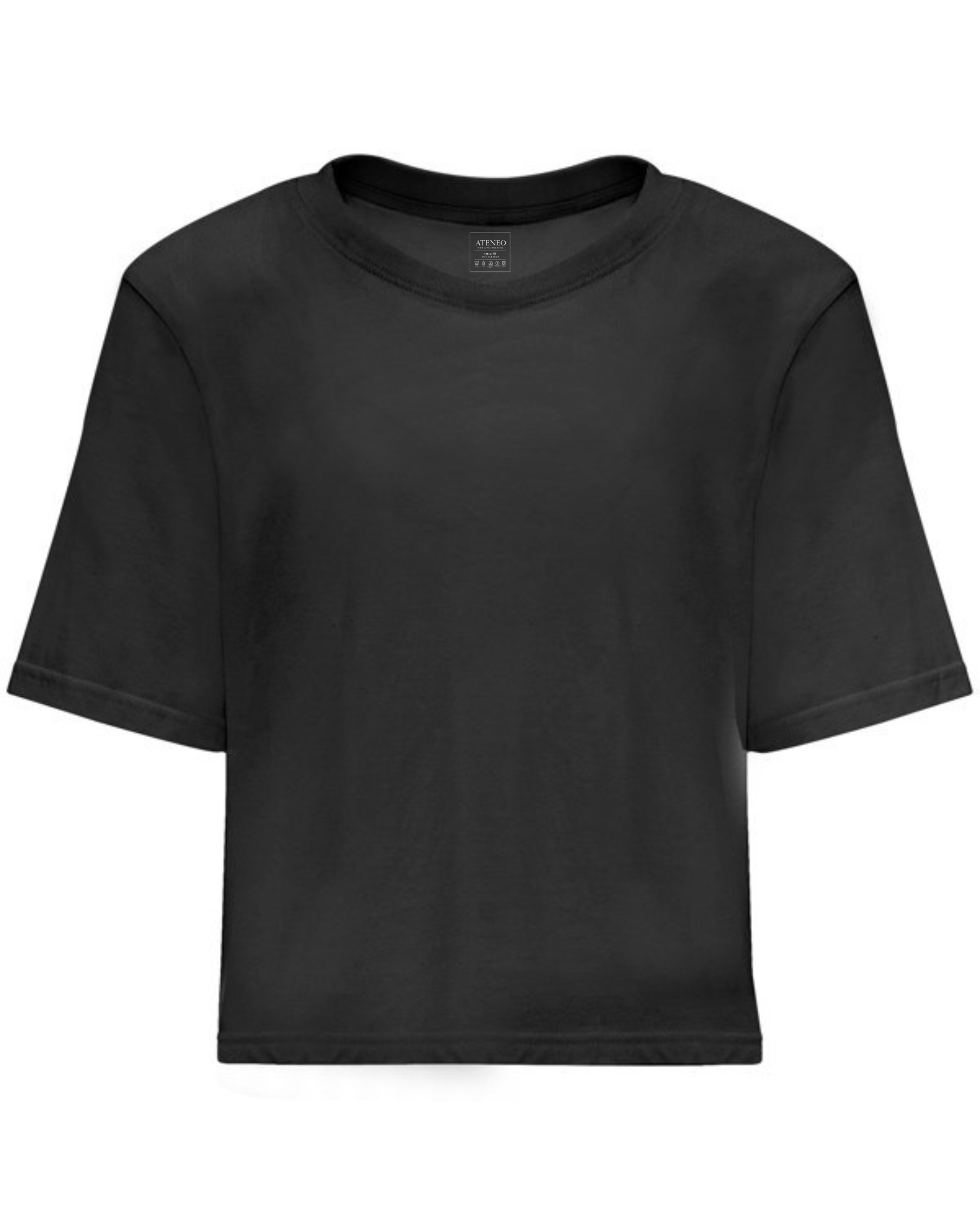 Camiseta Corta Holgada Mujer 100% Algodón - Crop Top Personalizado de Manga Corta