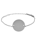 Pulsera Medallón redondo Personalizada 2cm - Grabado Láser de Fotos y Textos