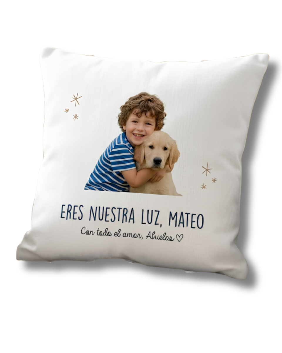 Cojín personalizado para Niños con Imagen y texto