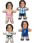 Cojín Muñeco Niños Personalizado con Foto 28x38 cm - Peluche Almohada con Tu Cara - Regalo Original a Todo Color