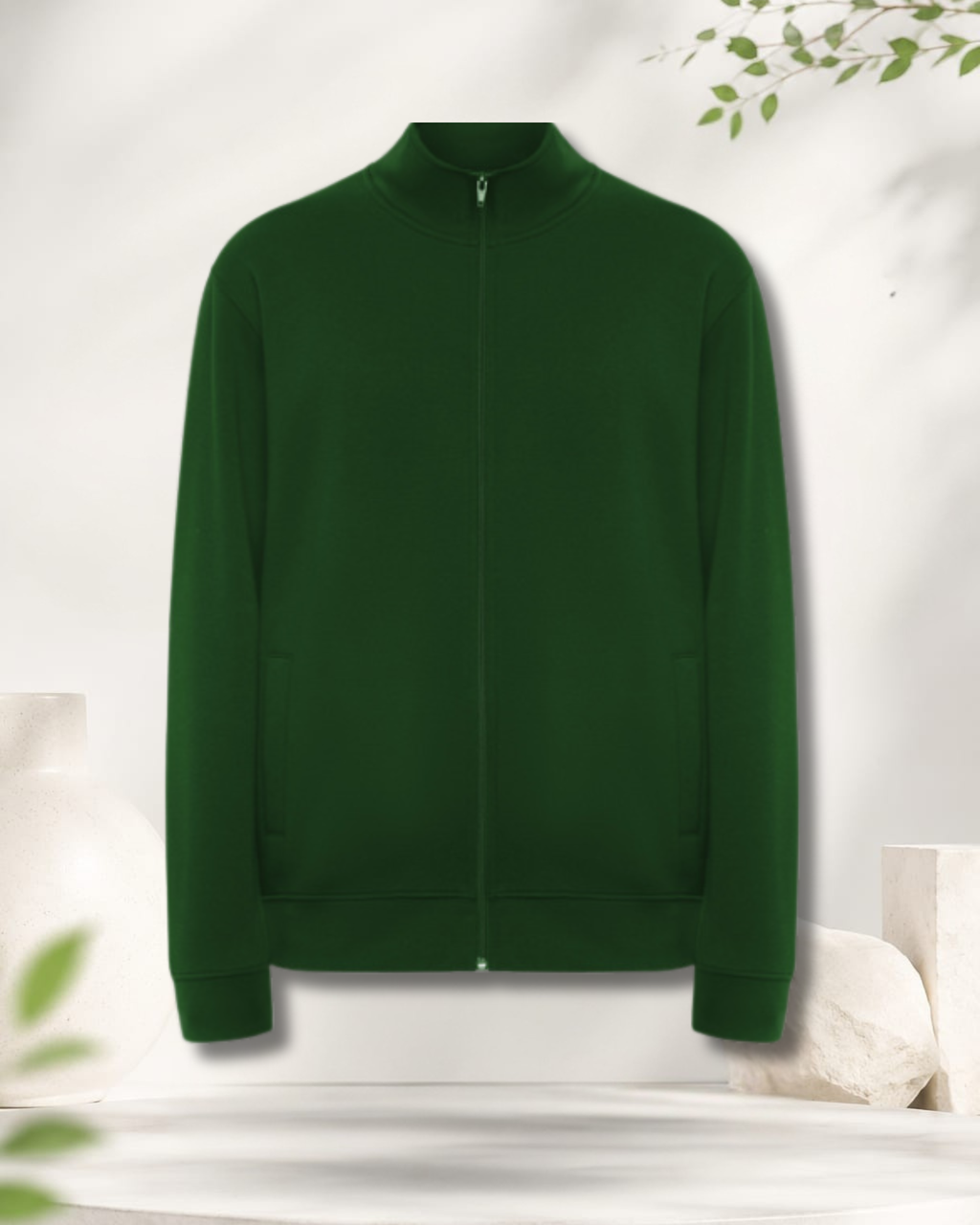Sudadera Mujer con Cremallera y Cuello Alto - Personalizada con Diseño a Todo Color