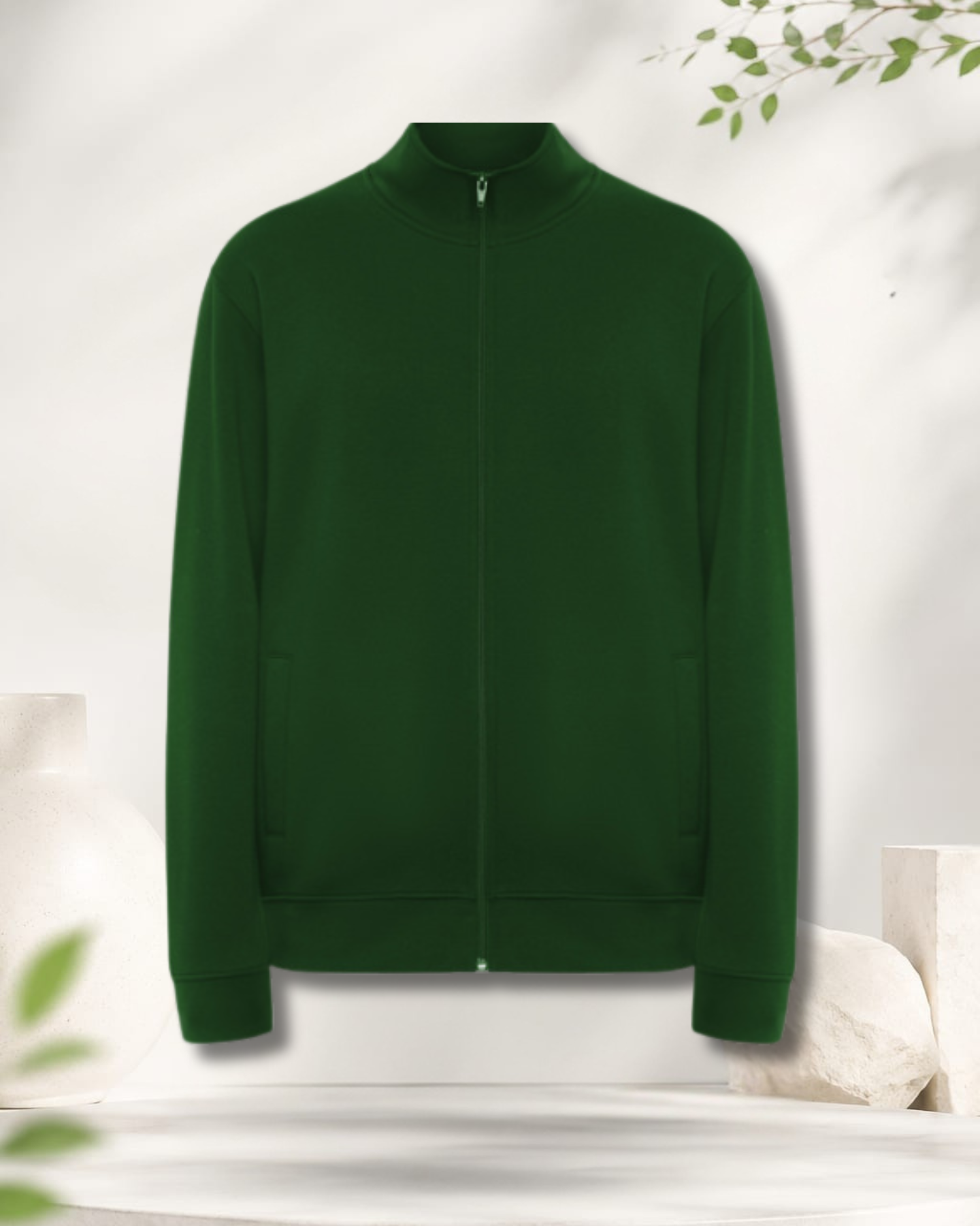 Sudadera Mujer con Cremallera y Cuello Alto - Personalizada con Diseño a Todo Color